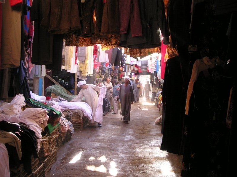 Mercado no Egito