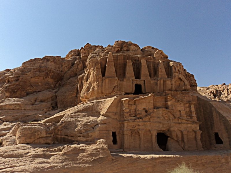 Construções em Petra - crédito: Patrícia Dozzi