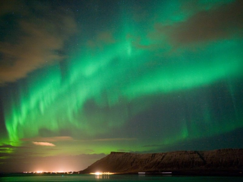 Aurora Boreal na Islândia