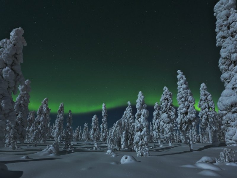 Aurora Boreal na Lapônia - photo: Pekka Koski