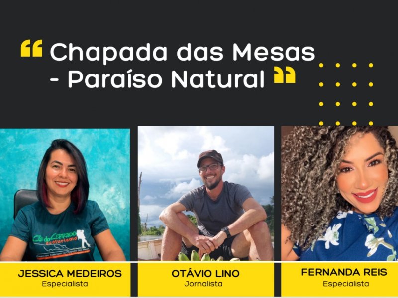 Live no Instagram com Especialistas - Chapada das Mesas