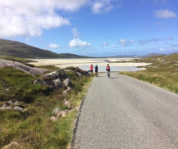 Cicloturismo nas ilhas Outer Hebrides