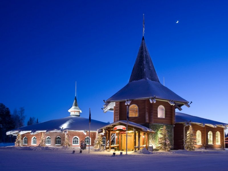 Vila do Papai Noel em Rovaniemi
