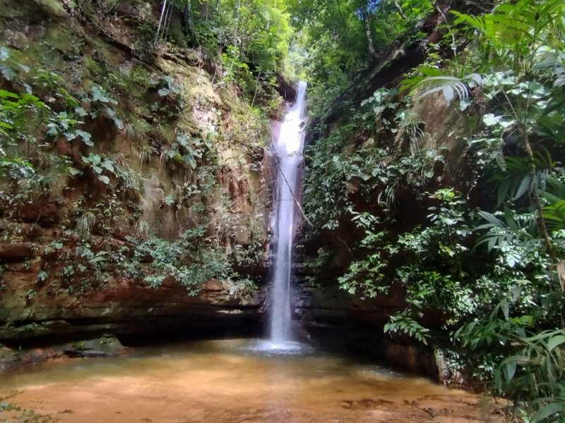 Cachoeira nas Serras Gerais