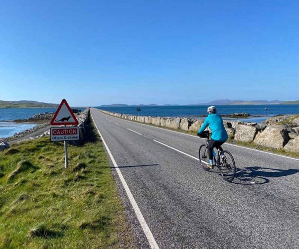 Cicloturismo nas ilhas Outer Hebrides