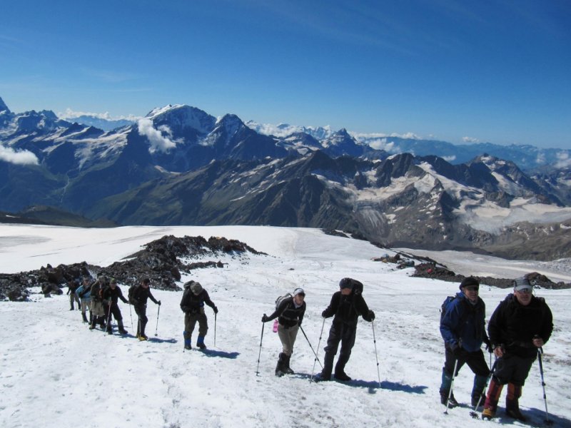 Caminhada de aclimatação Monte Elbrus