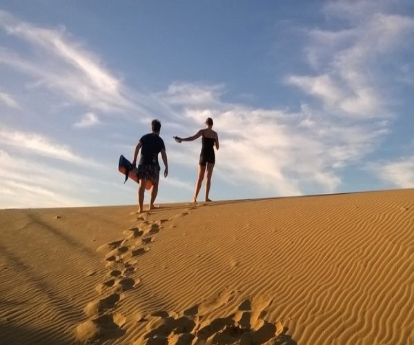 Sand Board nas dunas