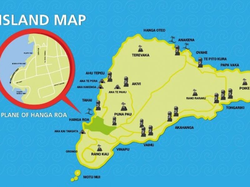 ilha de pascoa - mapa