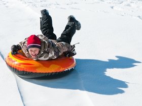 Santiago Neve - Primeira vez na neve - Snowtubing